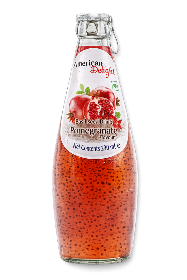 American Delight Pomegranate Basil Seed Drink