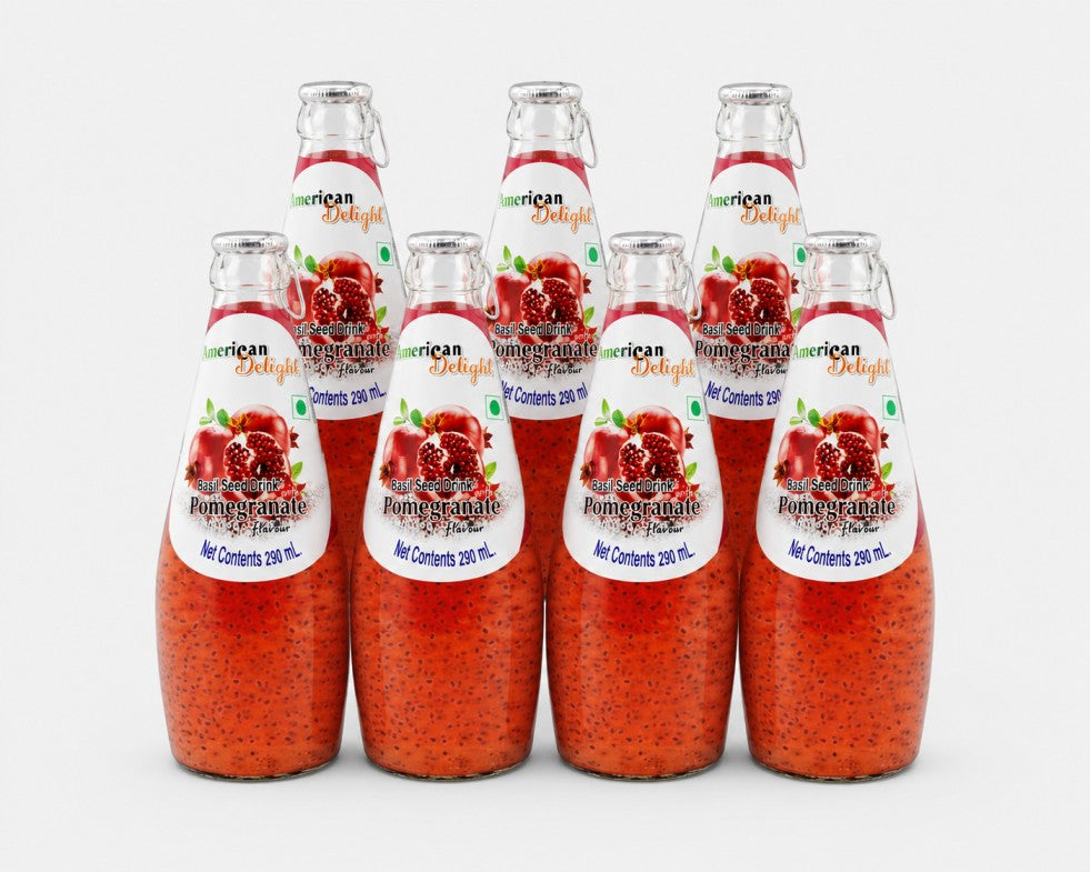 American Delight Pomegranate Basil Seed Drink