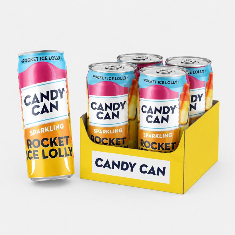 Candy Can Sparkling Rocket Ice Lolly