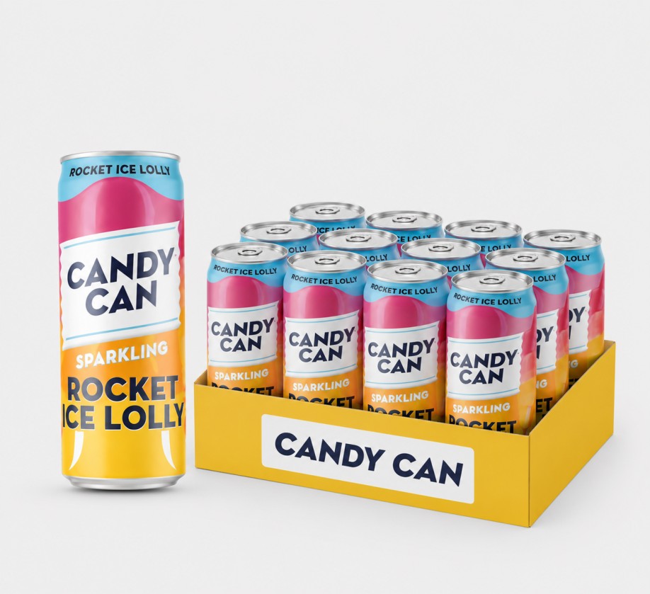 Candy Can Sparkling Rocket Ice Lolly