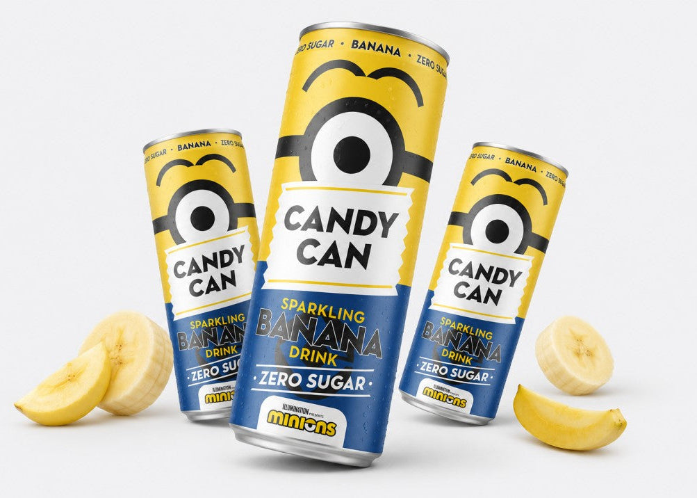 Candy Can Sparkling Banana Zero Sugar