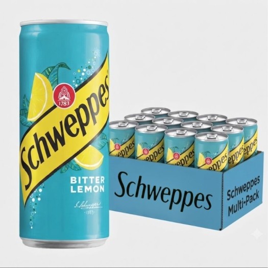Schweppes Bitter Lemon Sparkling Soft Drink