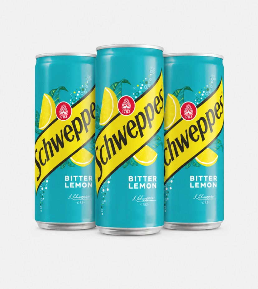 Schweppes Bitter Lemon Sparkling Soft Drink