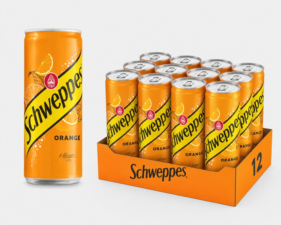 Schweppes Orange Sparkling Soft Drink