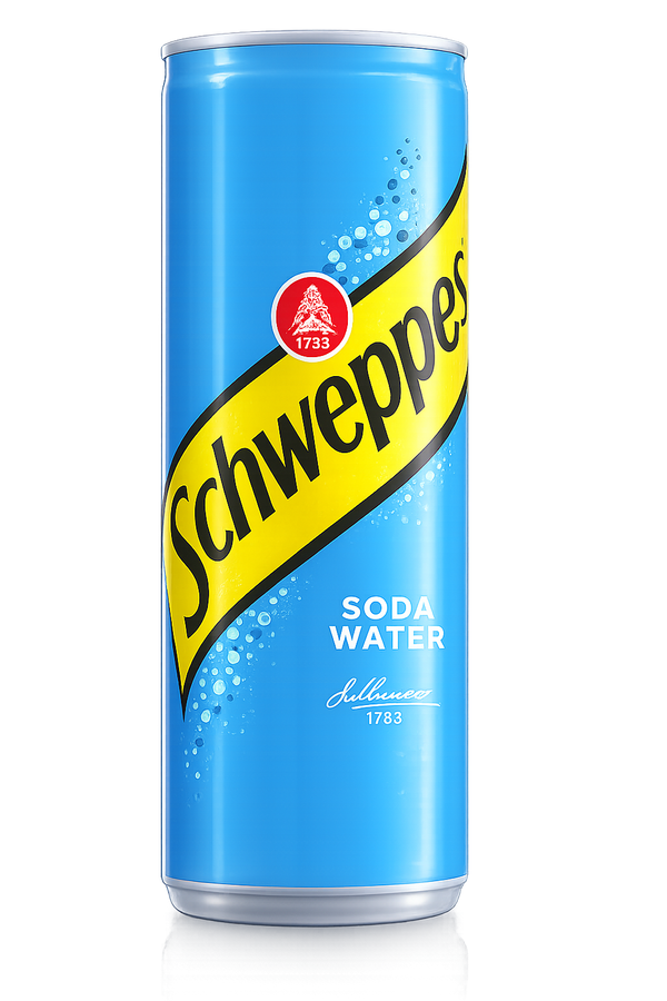 Schweppes Soda Water Sparkling Beverage