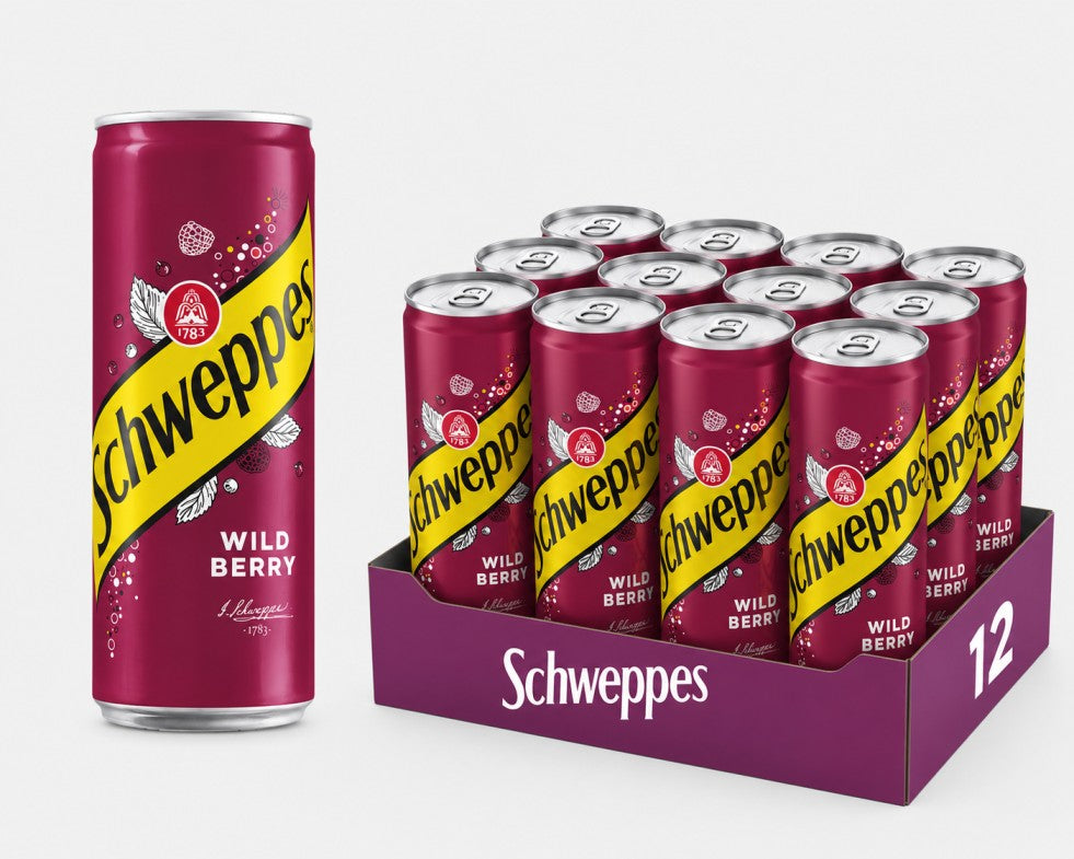 Schweppes Wild Berry Sparkling Drink