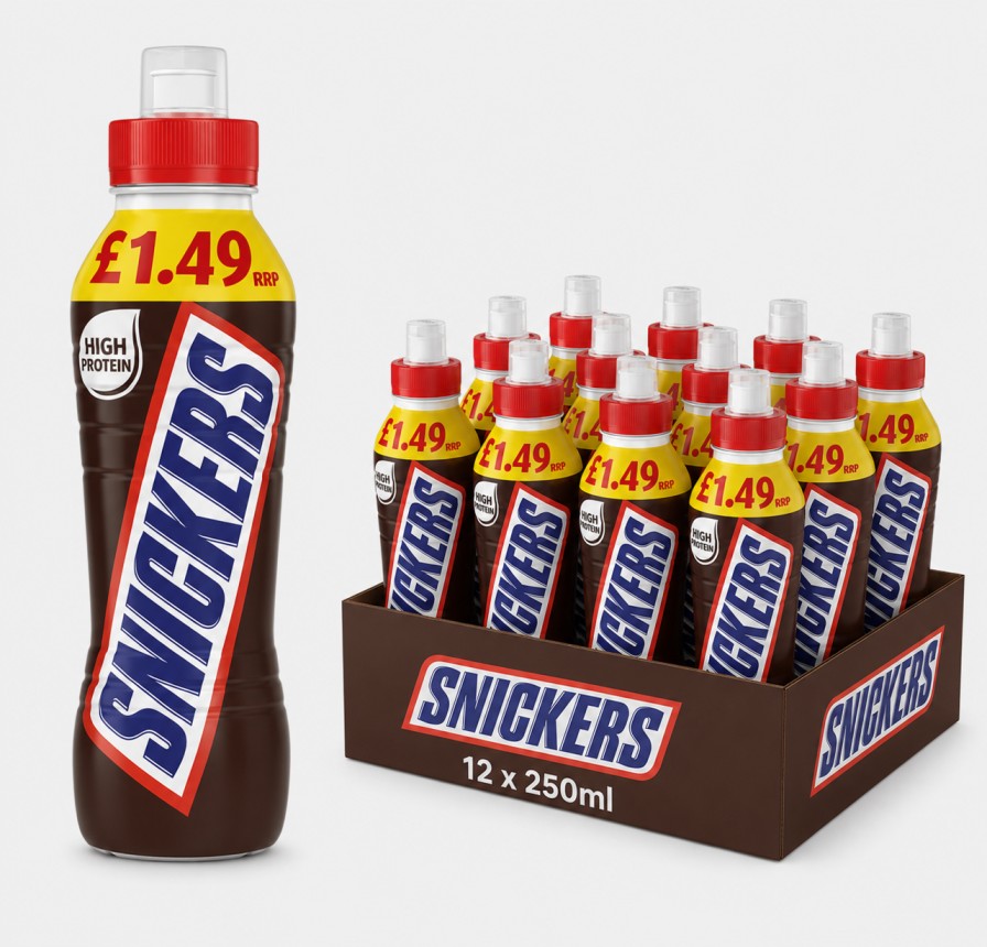 Snickers Chocolate Flavoured High Protein Milk Drink