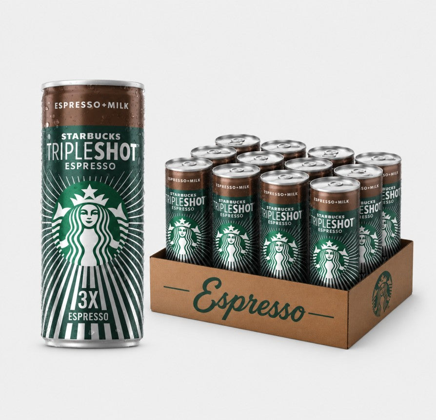 Starbucks Tripleshot Espresso + Milk Coffee Drink