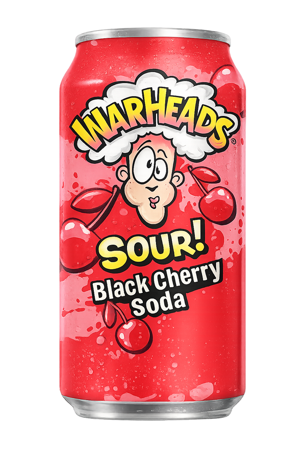 Warheads Sour! Black Cherry Soda