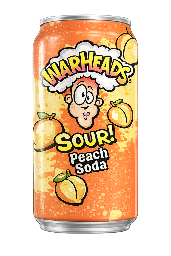 Warheads Sour Peach Soda