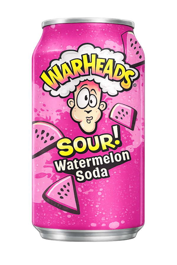 Warheads Sour Watermelon Soda