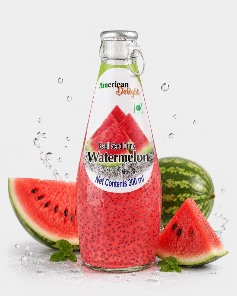 American Delight Watermelon Basil Seed Drink