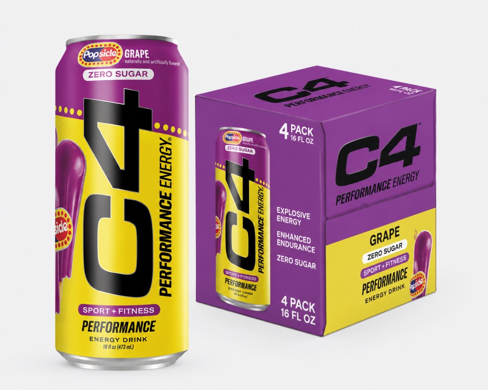 C4 Energy Drink Popsicle Grape