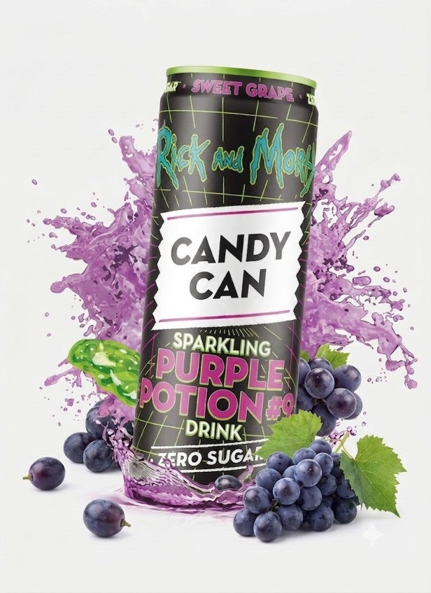 Candy Can Sparkling Purple Potion