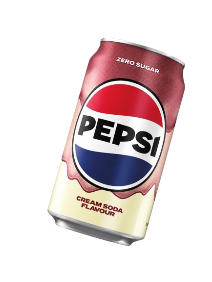 Pepsi Zero Sugar Cream Soda Flavor