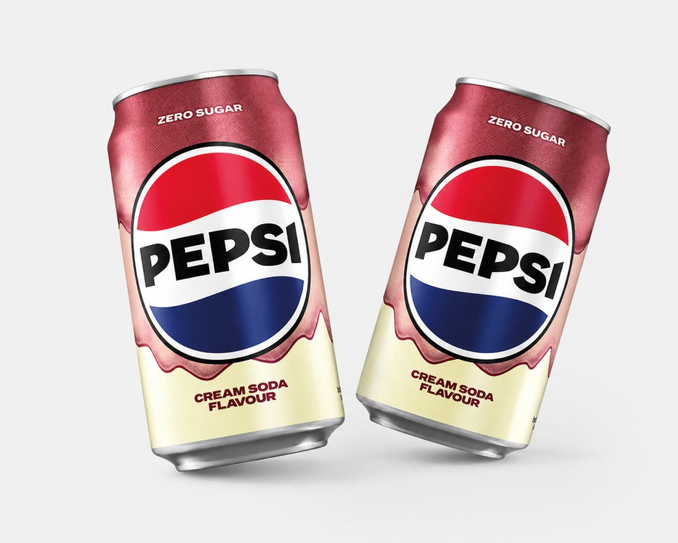 Pepsi Zero Sugar Cream Soda Flavor