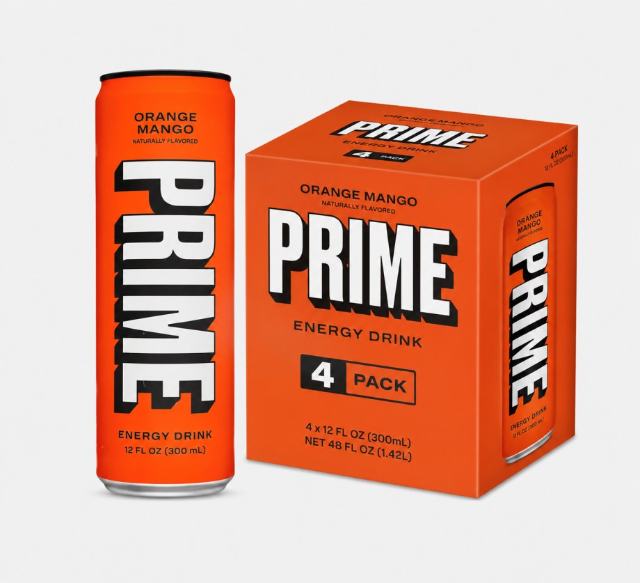 PRIME Orange Mango Energy Drink