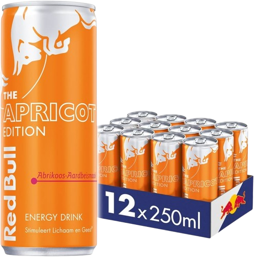 Red Bull Abrikoos-Aardbei